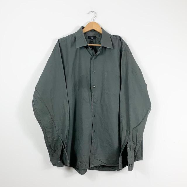 Calvin Klein Men's Shirt - Grey - XL on Productcaster.