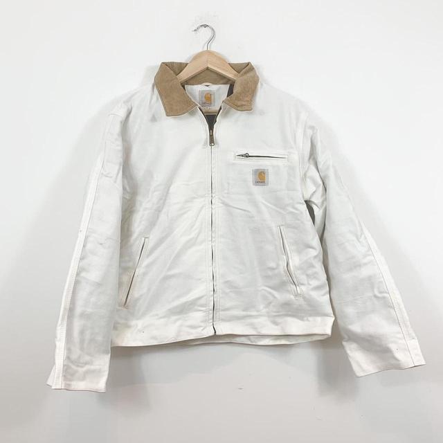 Carhartt Men's Jacket - White - M on Productcaster.