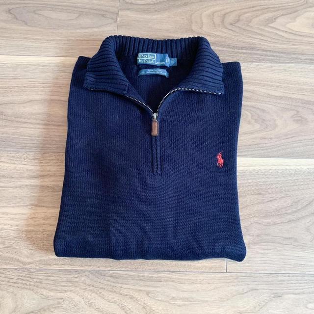 Ralph Lauren Men's Sweatshirt - Navy - L on Productcaster.