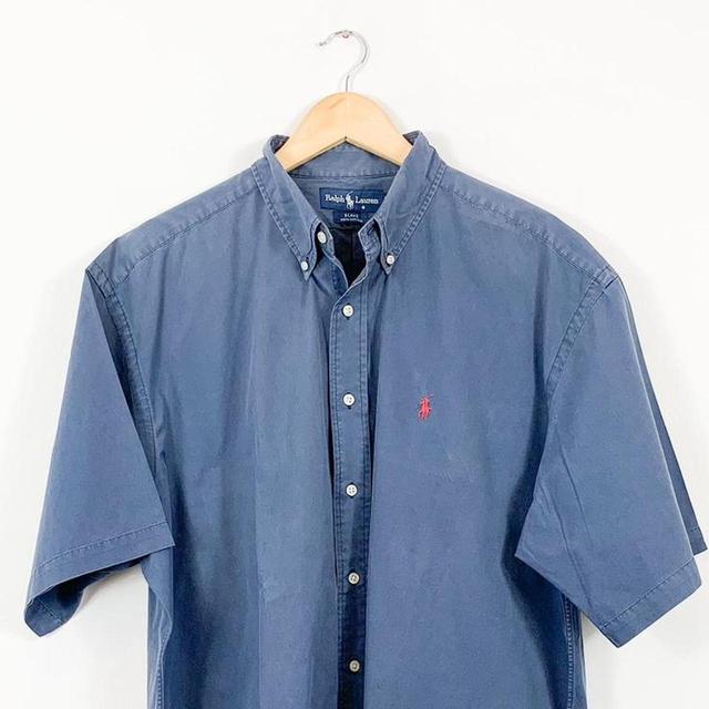 Ralph Lauren Men's Shirt - Blue - XL on Productcaster.