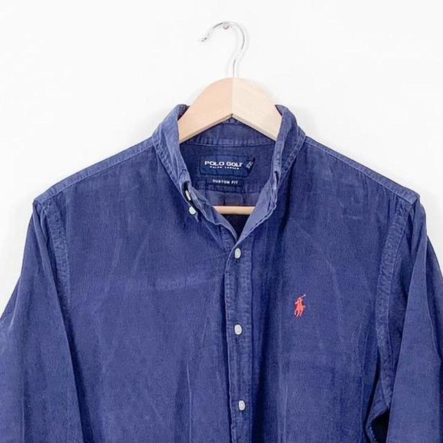 Ralph Lauren Men's Shirt - Navy - M on Productcaster.