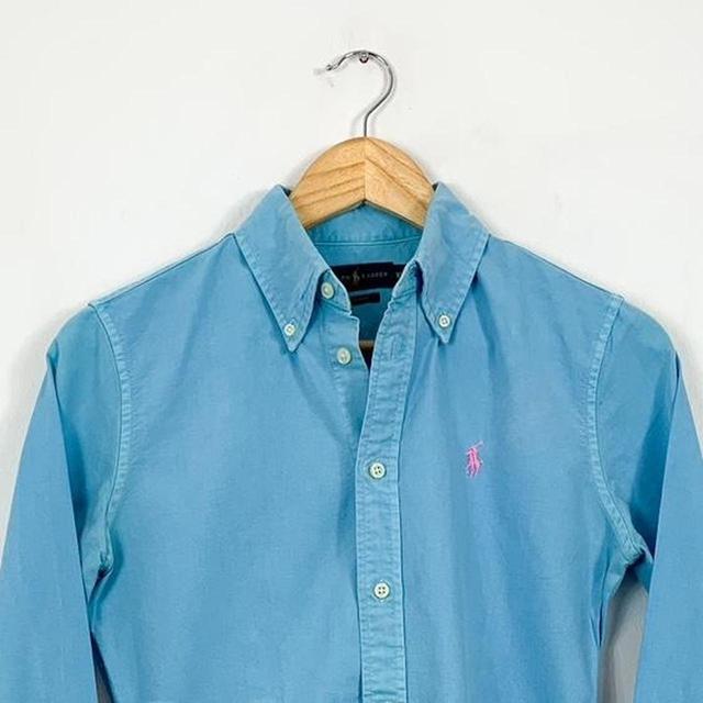 Ralph Lauren Men's Shirt - Blue - S on Productcaster.