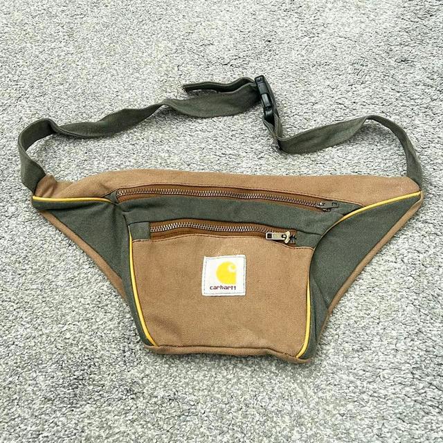 Carhartt Men's Bum bags and belt bags - Grey/Brown on Productcaster.