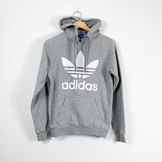 Adidas Women's Hoodie - Grey - S on Productcaster.