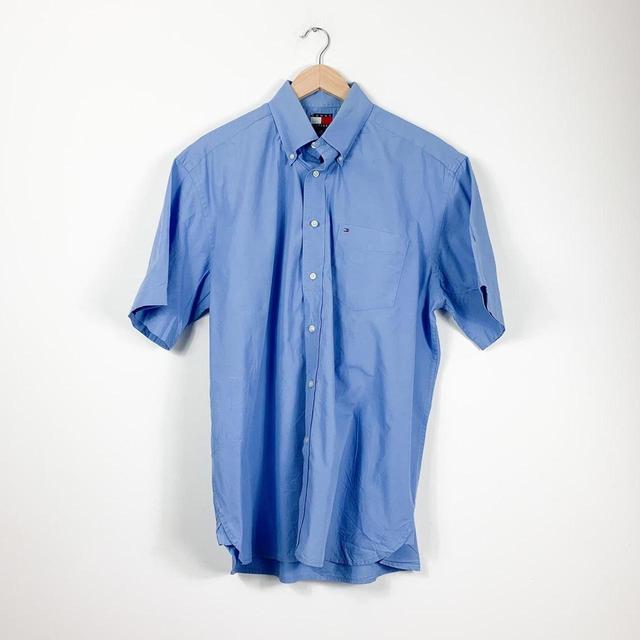 Tommy Hilfiger Men's Shirt - Blue - L on Productcaster.