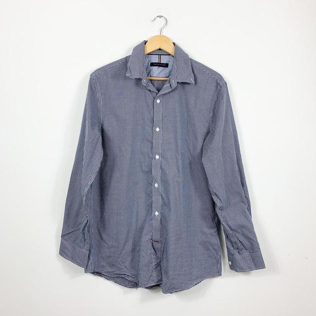 Tommy Hilfiger Men's Shirt - Blue - M on Productcaster.