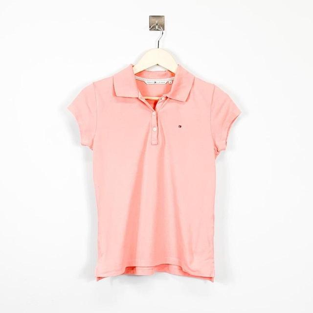 Tommy Hilfiger Women's Polo shirt - Pink - M on Productcaster.