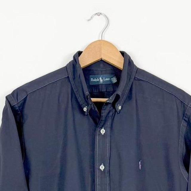 Ralph Lauren Men's Shirt - Blue/Navy - L on Productcaster.