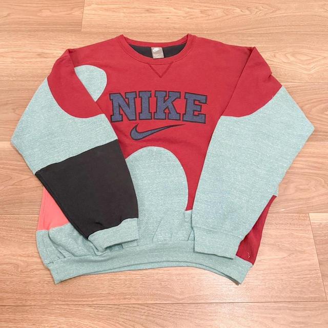 Nike Men's Sweatshirt - Red/Grey - XL on Productcaster.