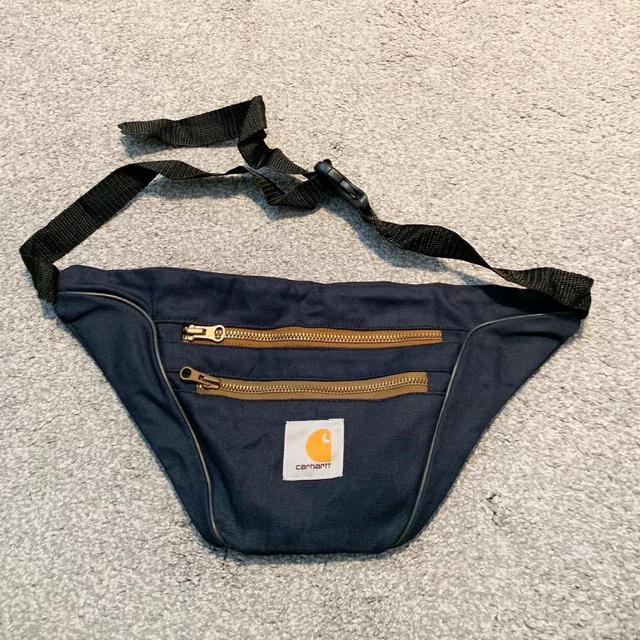 Carhartt Men's Bum bags and belt bags - Navy on Productcaster.