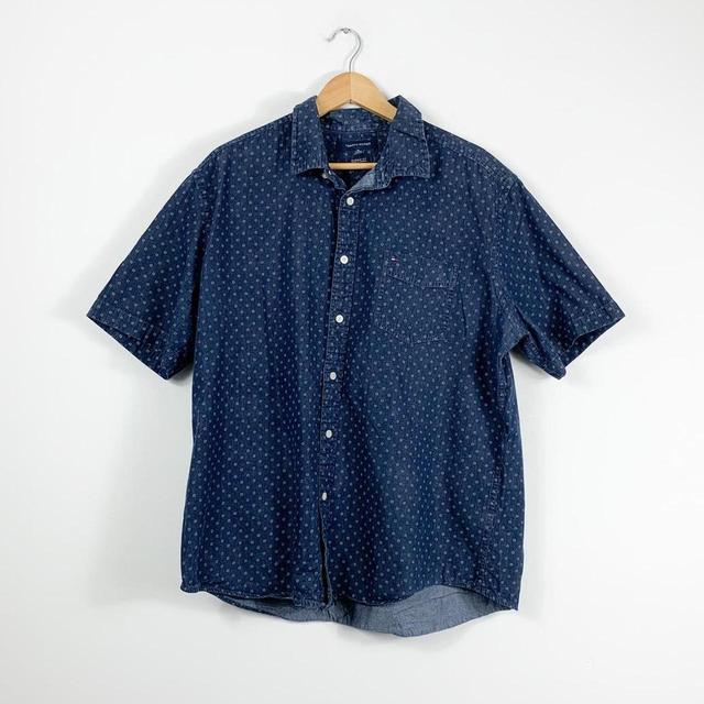 Tommy Hilfiger Men's Shirt - Navy - L on Productcaster.