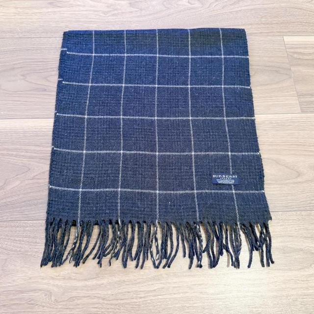 Burberry Women's Scarf - Grey/Navy on Productcaster.