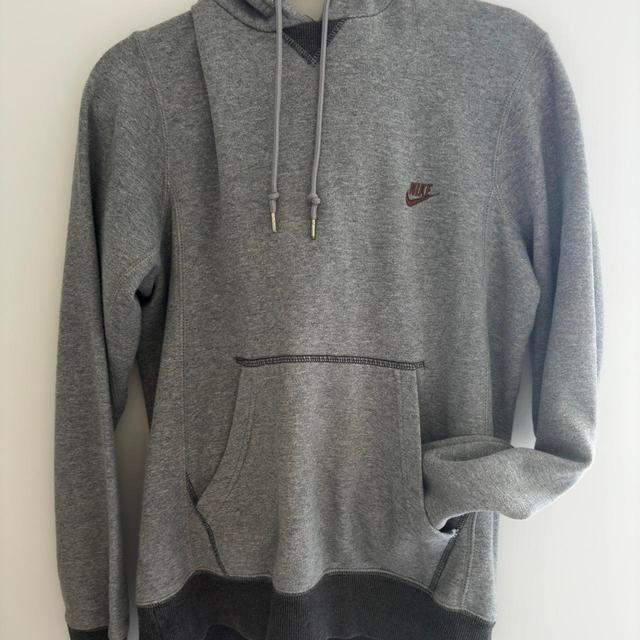 Nike Men's Hoodie - Grey - S on Productcaster.