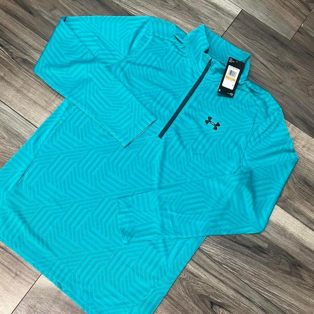 Under Armour Men's Sweatshirt - Green/Blue - S on Productcaster.