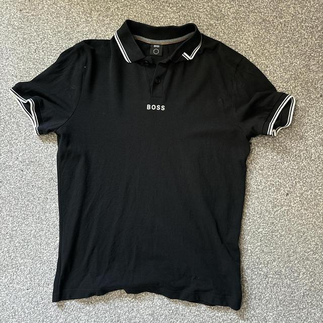 Hugo Boss Men's Polo shirt - Black - S on Productcaster.