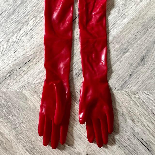 Custom Women's Gloves - Red on Productcaster.