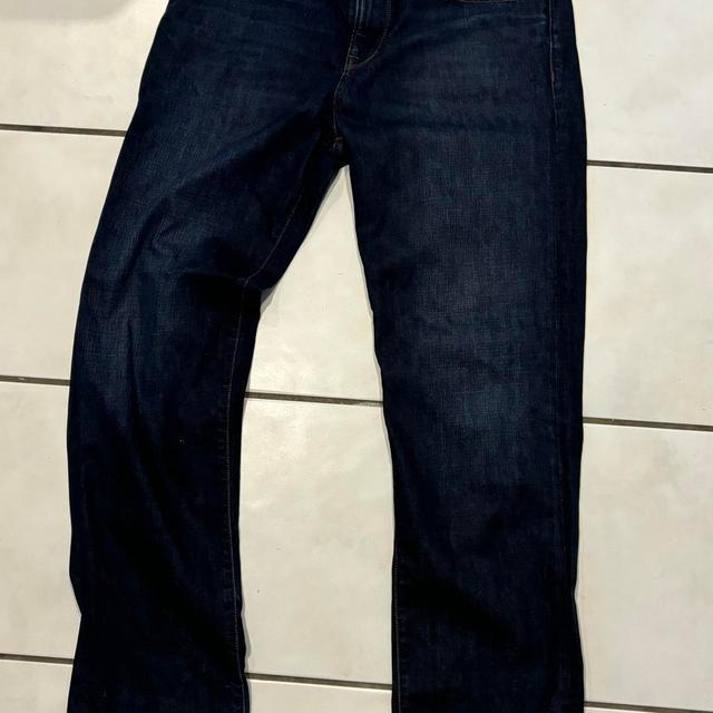 Tommy Hilfiger Men's Jeans - Navy/Blue - L on Productcaster.