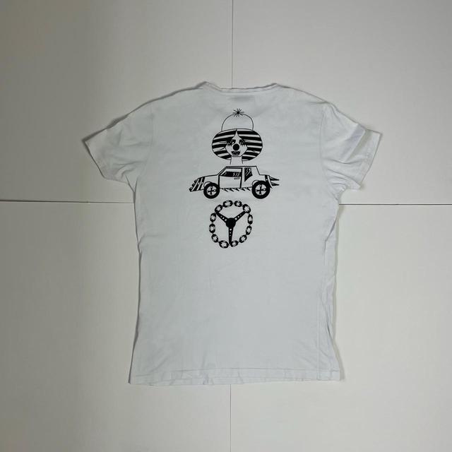 Yves Saint Laurent Men's T-shirt - White - S on Productcaster.