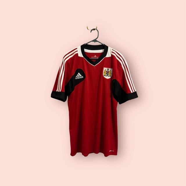 Adidas Men's T-shirt - Red/Black - M on Productcaster.