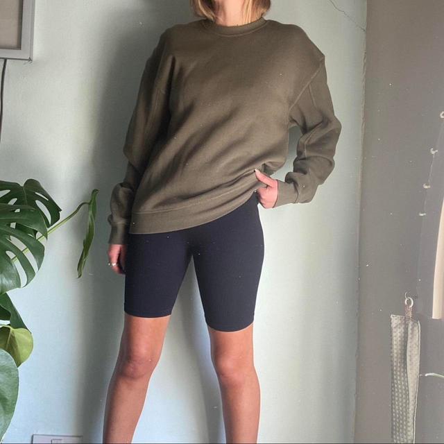 Topshop Women's Sweatshirt - Khaki - XS on Productcaster.