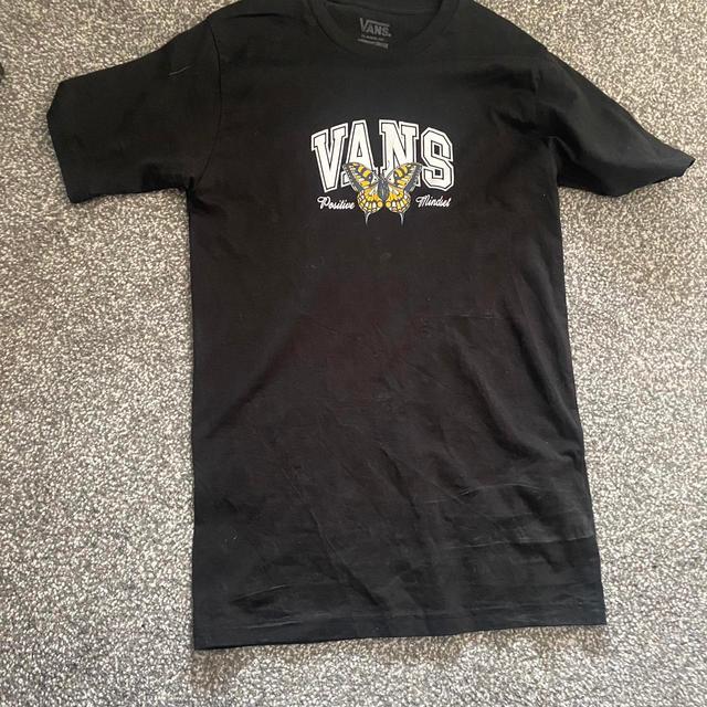 Vans Men's T-shirt - Black - S on Productcaster.