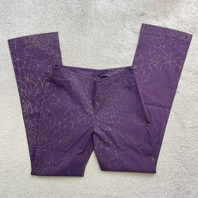 Vintage Women's Trousers - Purple - M on Productcaster.