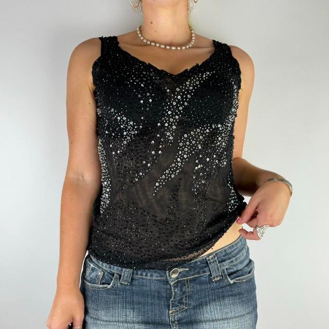 Vintage Women's Vest - Black - L on Productcaster.