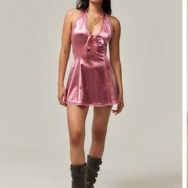 Urban Outfitters Women's Slip Dress - Pink - XS on Productcaster.