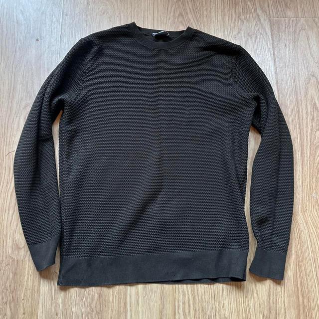 COS Men's Jumper - Black/Grey - M on Productcaster.