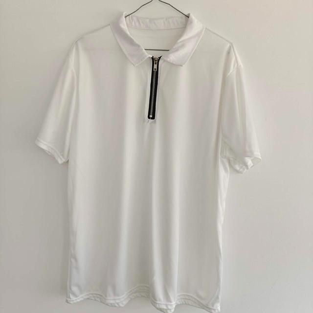 Men's Polo shirt - White - L on Productcaster.