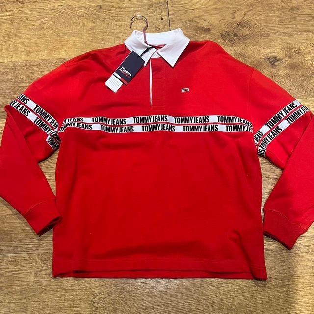 Tommy Hilfiger Men's Hoodie - Red - M on Productcaster.