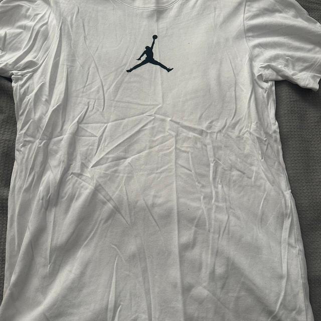 Jordan Men's T-shirt - White - S on Productcaster.