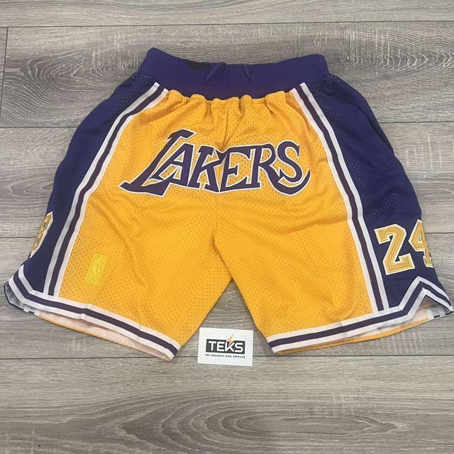 NBA Men's Shorts - Yellow/Purple - M on Productcaster.