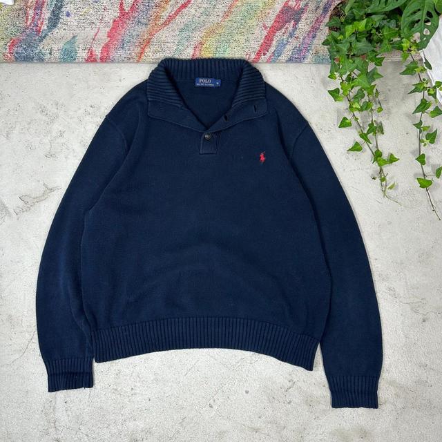 Polo Ralph Lauren Men's Jumper - Navy - XL on Productcaster.