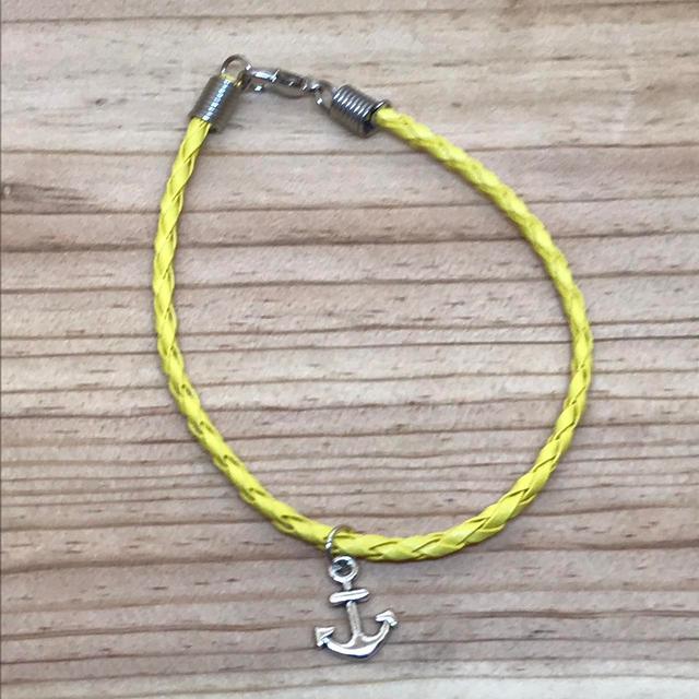 Handmade Women's Bracelet - Yellow on Productcaster.