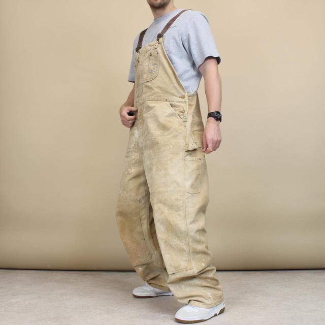 Carhartt Men's Dungarees - Tan - 44" on Productcaster.