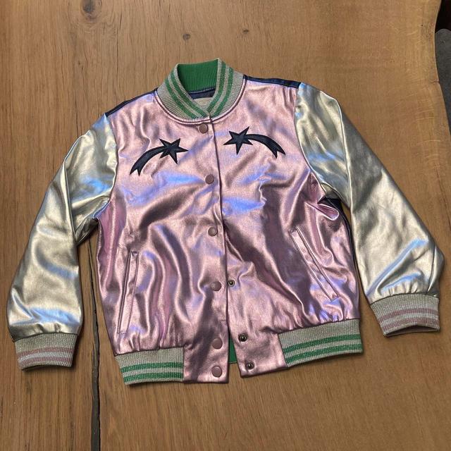 Stella McCartney Kids' Bomber Jacket - Pink/Multi - 8 years on Productcaster.