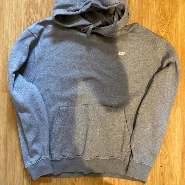 Nike Men's Hoodie - Grey - L on Productcaster.