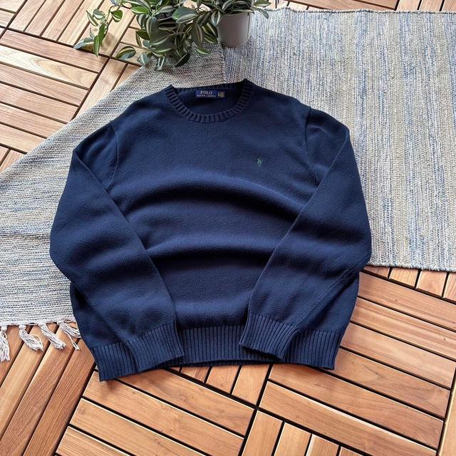 Polo Ralph Lauren Men's Jumper - Navy - XL on Productcaster.