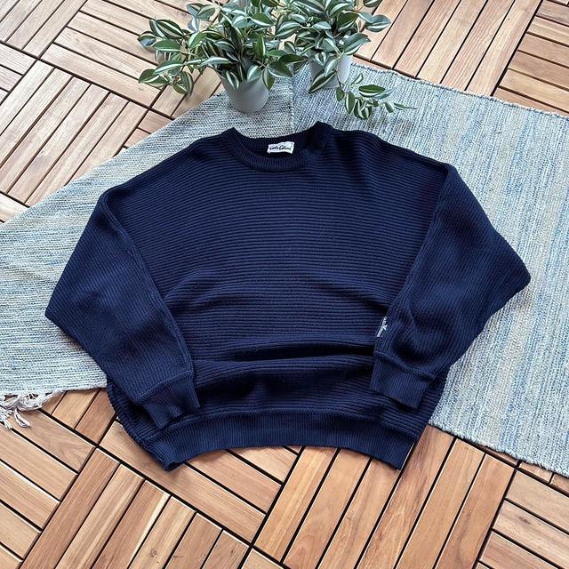 Carlo Colucci Men's Jumper - Navy - XL on Productcaster.