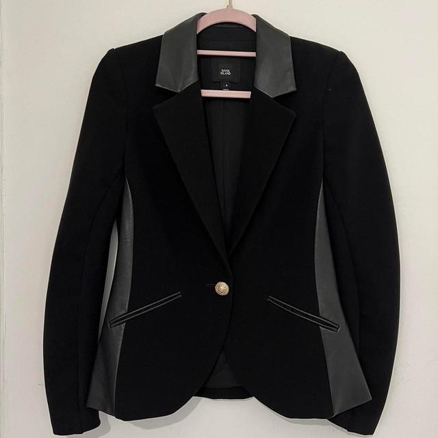 River Island Women's Tailored jacket - Black - UK 8 on Productcaster.