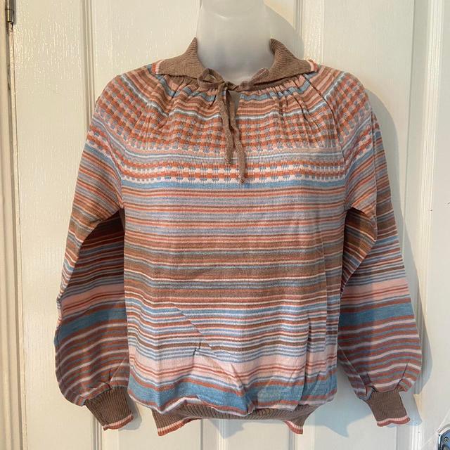 Vintage Women's Jumper - Brown/Pink - 10 on Productcaster.