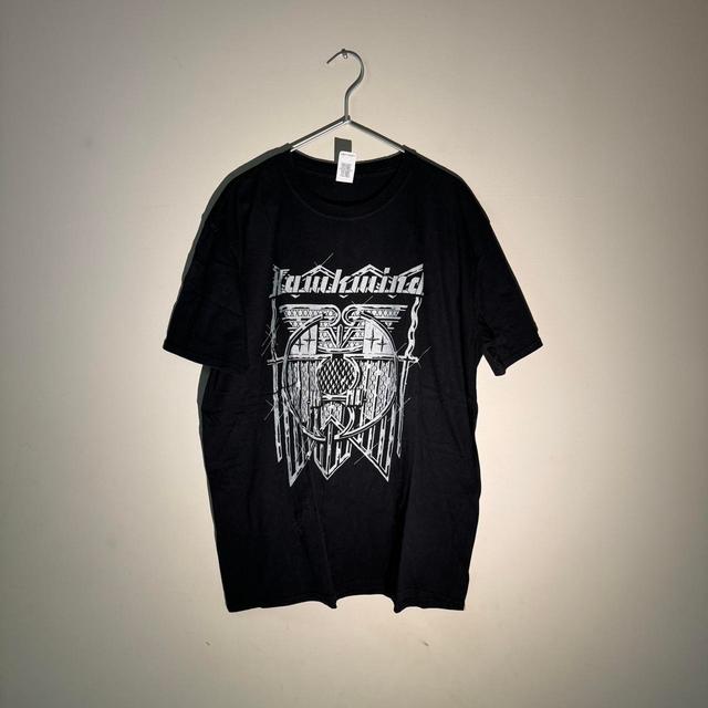 American Vintage Men's T-shirt - Black/Grey - XL on Productcaster.