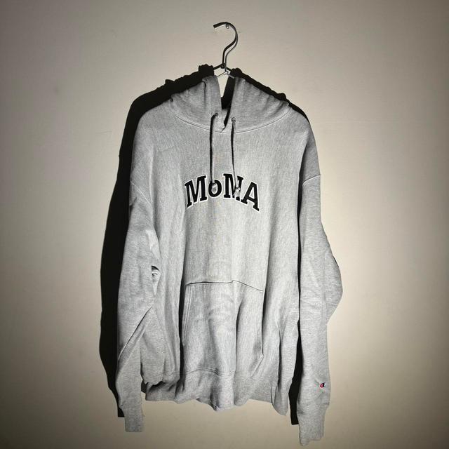 Champion Men's Hoodie - Grey/Black - XL on Productcaster.