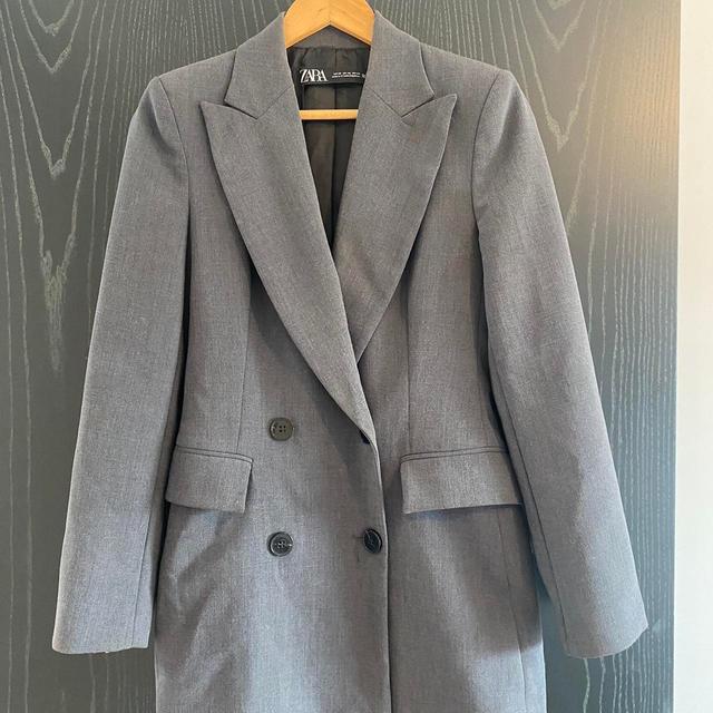 Zara Women's Blazer Jacket - Grey - XS on Productcaster.