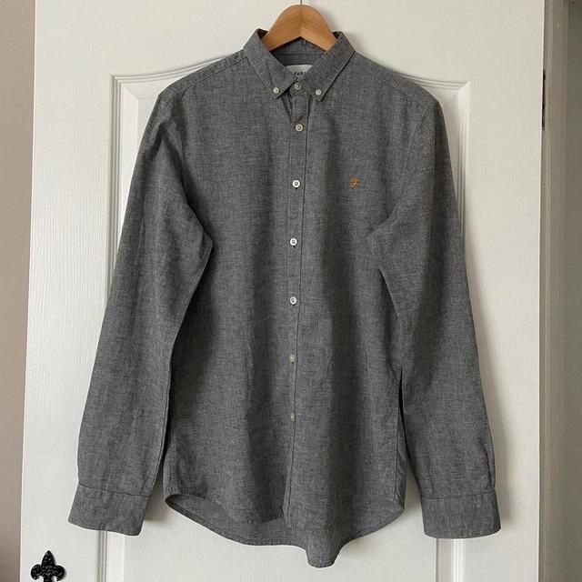 Farah Men's Shirt - Grey - M on Productcaster.