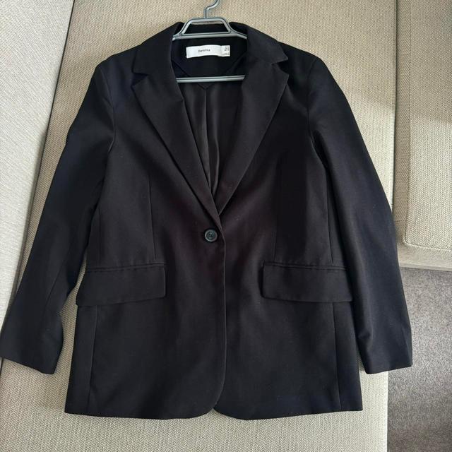 Bershka Women's Blazer Jacket - Black - S on Productcaster.