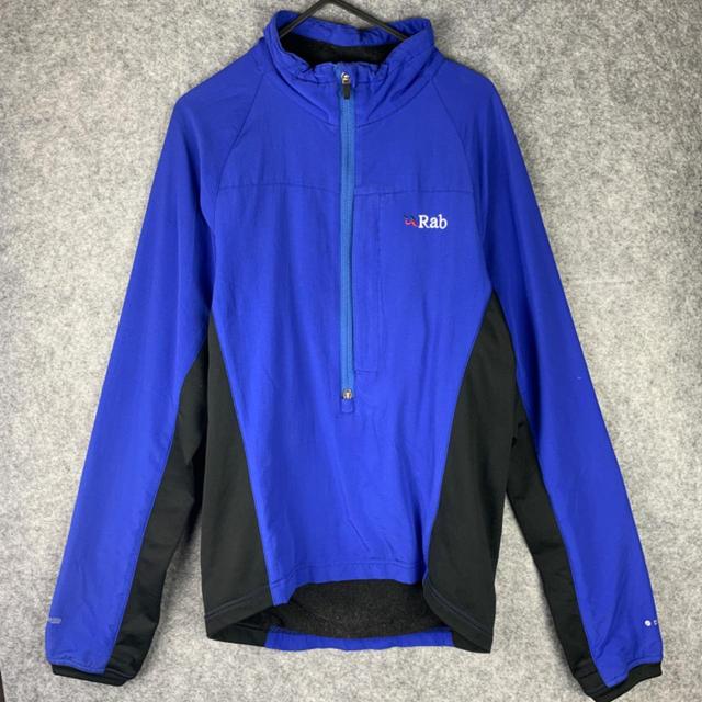 Rab Men's Bomber Jacket - Blue/Black - S on Productcaster.