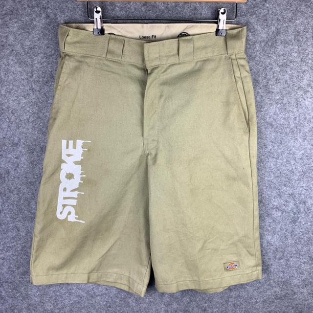 Dickies Men's Shorts - Cream/White - 32" on Productcaster.