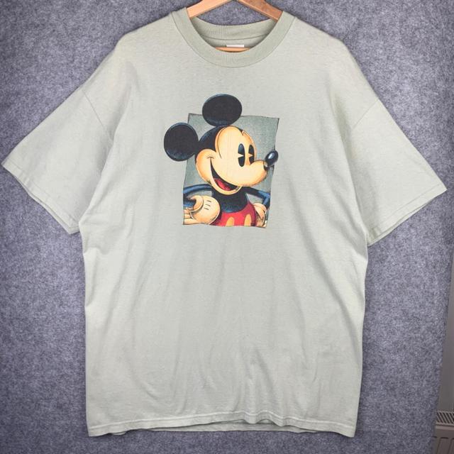 Disney Men's T-shirt - Grey/Khaki - XL on Productcaster.